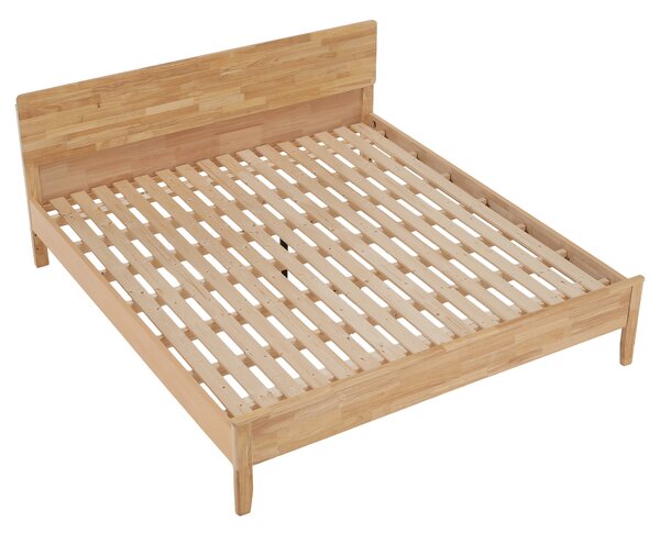 Manželská postel 160 cm Novedades (přírodní) (s roštem)