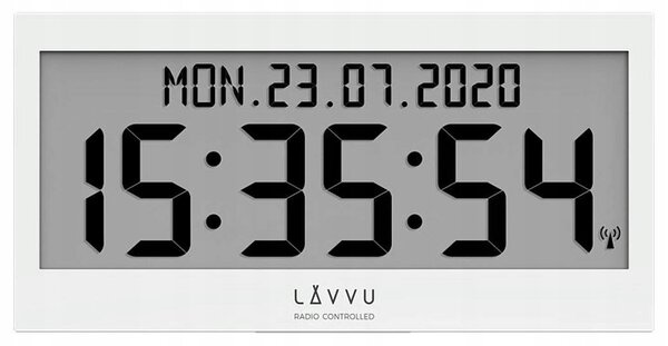 Nástěnné hodiny LAVVU bílé 37 cm
