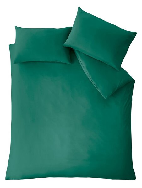 Zelenomodré povlečení na dvoulůžko/prodloužené 260x220 cm So Soft Non-Iron – Catherine Lansfield