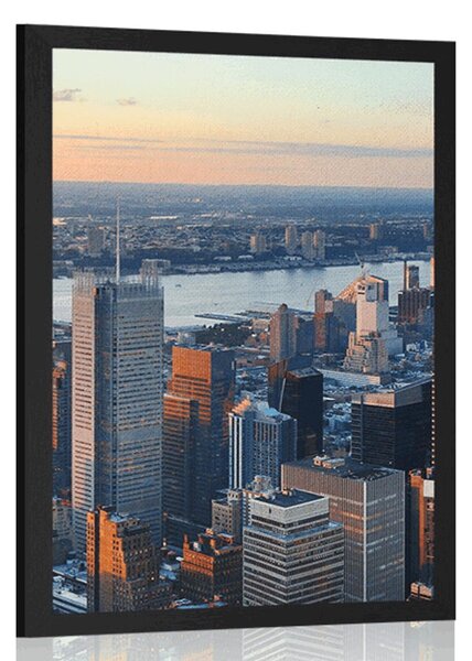 Plakát panoráma města New York