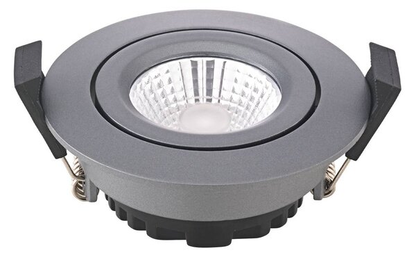 LED bodový podhled Diled, Ø 8,5 cm 6W Dim-To-Warm antracitová