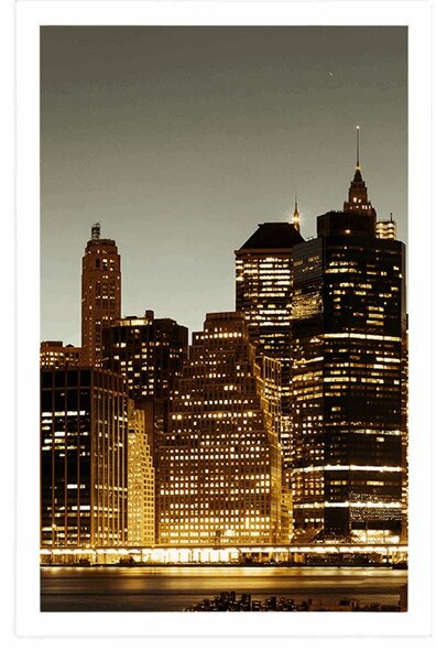 Plakát noční New York