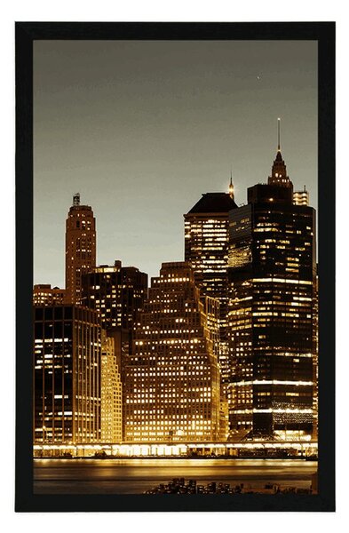 Plakát noční New York
