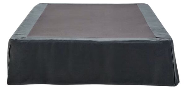 Kave Home Antracitově šedá jednolůžková postel Jaira 90 x 200 cm