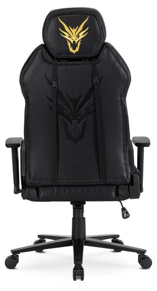 Herní křeslo Nutrida (černá + žlutá). Akce -20%