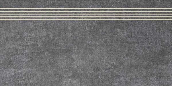 Schodovka Multi Tahiti tmavě šedá 30x60 cm mat DCKSE514.1