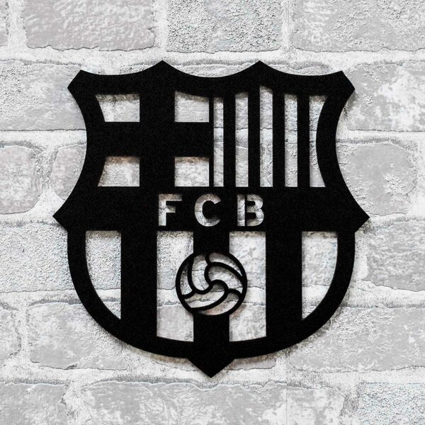 DUBLEZ | Dřevěné logo klubu - FC Barcelona | Obraz