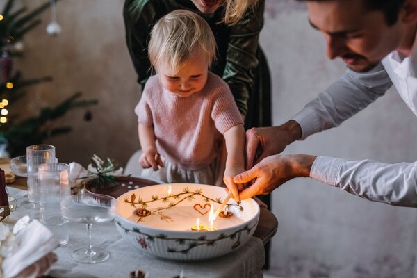 Porcelánová mísa Hammershøi Christmas 30 cm