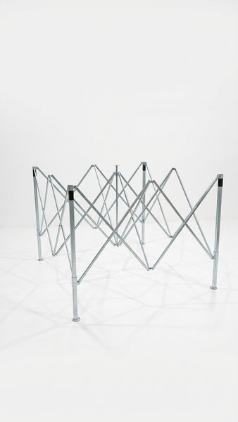JAKS Nůžkový stan PREMIUM QUALITY šedý 3 × 4,5 m