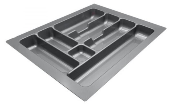 In-Design Příborník UNI 490 mm šedá metalíza - různé šířky Šířka příborníku (mm): 508 - 535