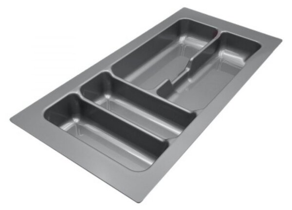 In-Design Příborník UNI 490 mm šedá metalíza - různé šířky Šířka příborníku (mm): 508 - 535