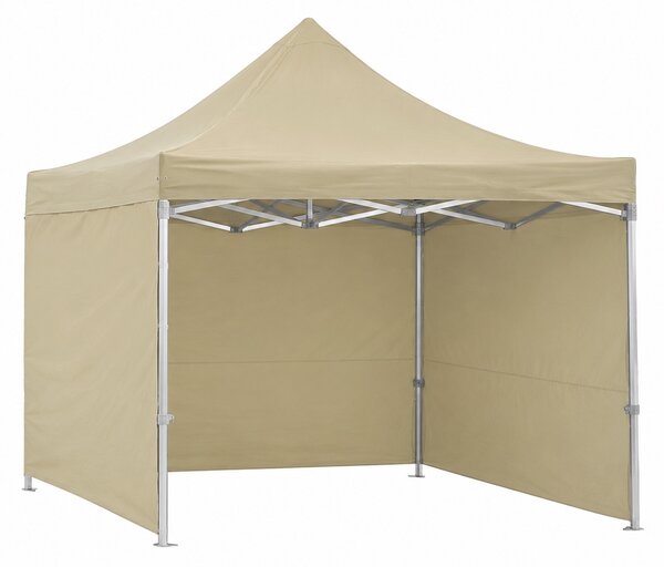 JAKS Nůžkový stan PREMIUM QUALITY béžový 3 × 3 m