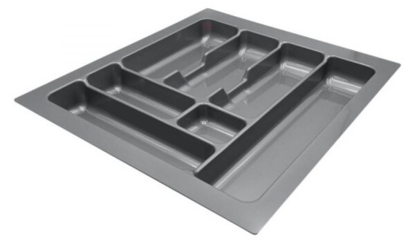 In-Design Příborník UNI 490 mm šedá metalíza - různé šířky Šířka příborníku (mm): 508 - 535