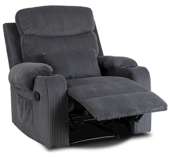 Polohovací křeslo Trigesimo (šedá). Akce -20%