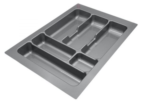 In-Design Příborník UNI 490 mm šedá metalíza - různé šířky Šířka příborníku (mm): 508 - 535
