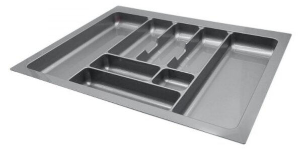 In-Design Příborník UNI 490 mm šedá metalíza - různé šířky Šířka příborníku (mm): 508 - 535