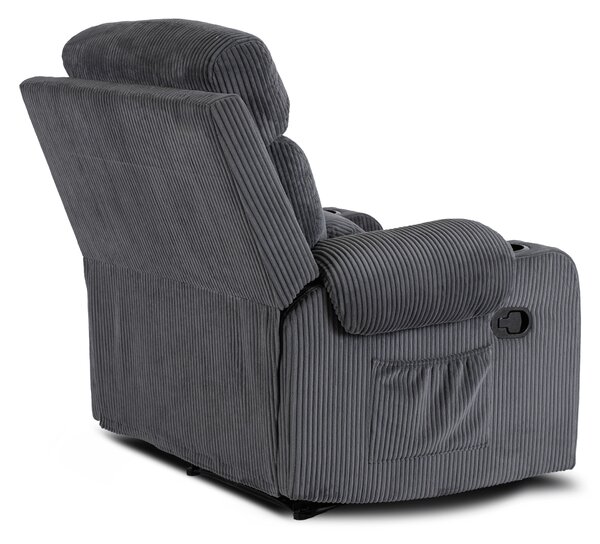 Polohovací křeslo Trigesimo (šedá). Akce -20%