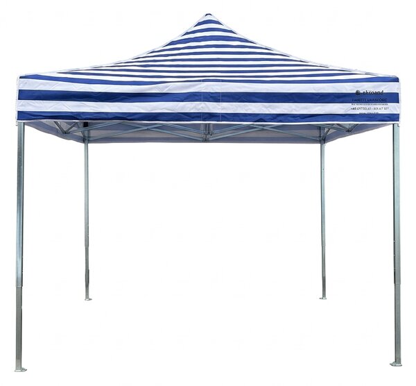 JAKS Nůžkový stan PREMIUM QUALITY šedý 3 × 4,5 m