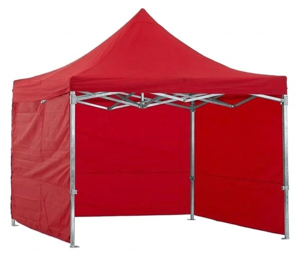JAKS Nůžkový stan PREMIUM QUALITY červený 3 × 3 m
