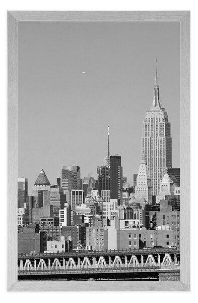Plakát magický New York v černobílém provedení
