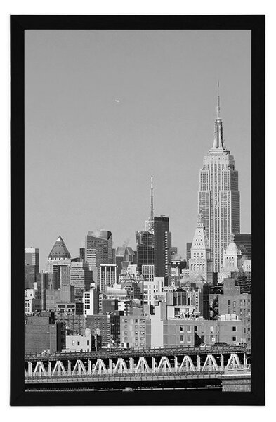 Plakát magický New York v černobílém provedení
