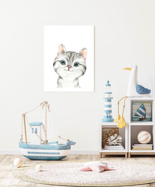 Dětský obraz - Koťátko 50 x 40 cm