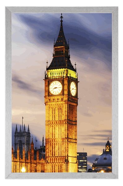 Plakát noční Big Ben v Londýně