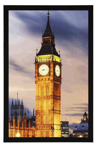 Plakát noční Big Ben v Londýně