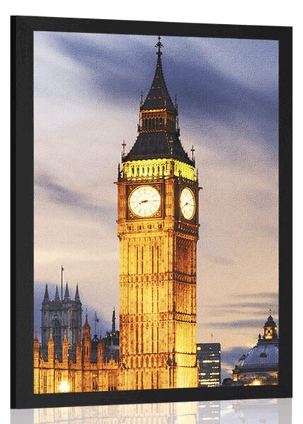 Plakát noční Big Ben v Londýně
