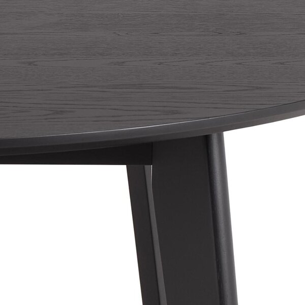 Actona Kulatý jídelní stůl Roxby 120 cm černý