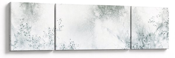 Obraz abstrakce listů (170x50 cm)