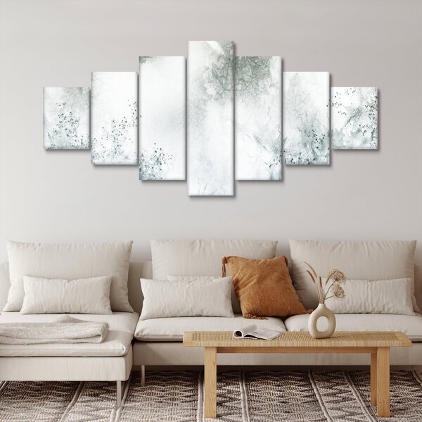 Obraz abstrakce listů (210x100 cm)