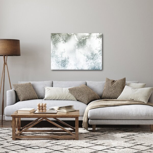 Obraz abstrakce listů (70x50 cm)