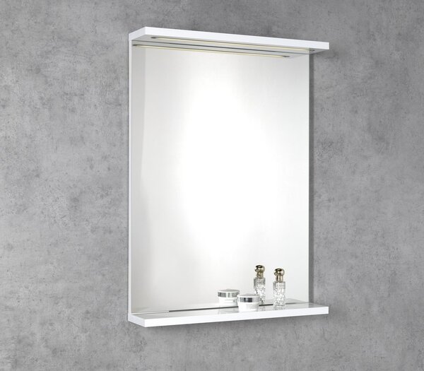 Aqualine Aqualine, ZOJA horní skříňka k zrcadlu, 20x70x12cm, levá, bílá, 45463