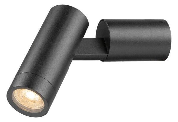 BIG WHITE SLV S-TUBE nástěnné přisazené svítidlo, kulaté, GU10, 1x max. 10 W, černá 1007653