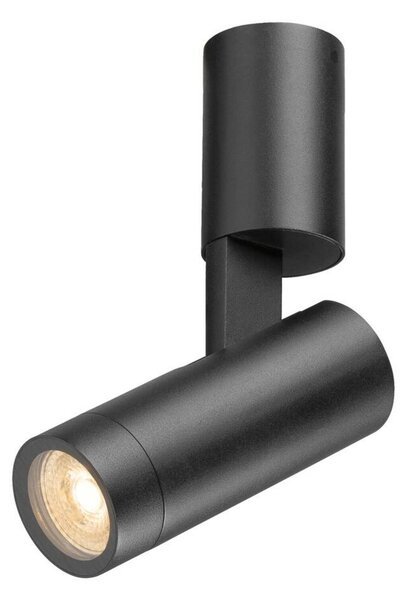 BIG WHITE SLV S-TUBE nástěnné přisazené svítidlo, kulaté, GU10, 1x max. 10 W, černá 1007653