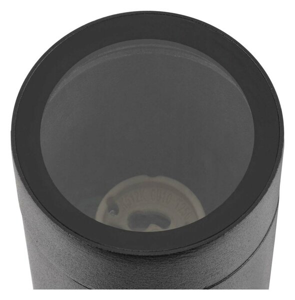 BIG WHITE SLV S-TUBE nástěnné přisazené svítidlo, kulaté, GU10, 1x max. 10 W, černá 1007653