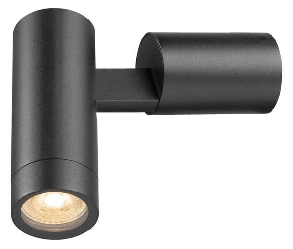 BIG WHITE SLV S-TUBE nástěnné přisazené svítidlo, kulaté, GU10, 1x max. 10 W, černá 1007653