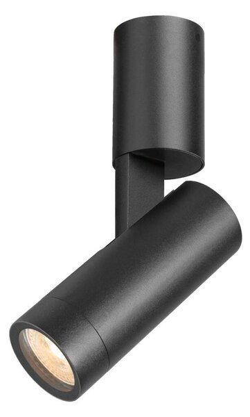 BIG WHITE SLV S-TUBE nástěnné přisazené svítidlo, kulaté, GU10, 1x max. 10 W, černá 1007653