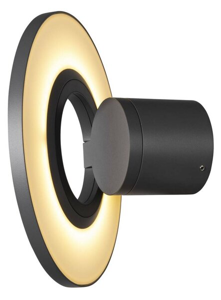 BIG WHITE SLV I-RING nástěnné přisazené svítidlo, 9,2 W, 3000 K, antracit 1007236