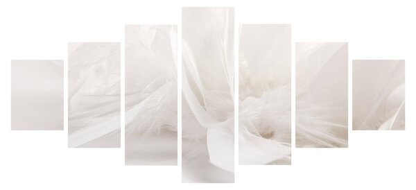 Obraz - Peří (210x100 cm)