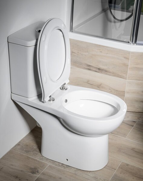 Sapho Sapho, KAIRO CLEANWASH WC kombi s bidetovou sprškou, zadní odpad, splachovací mechanismus, PC106