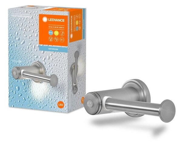 Držák na toaletní papír + senzor TOILET, teplá bílá
