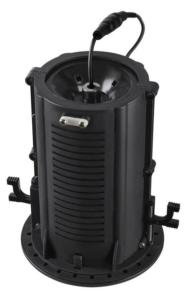 BIG WHITE SLV NUMINOS PROJECTOR M stropní zápustné svítidlo, 2700 K, 20d, válcové, černé/bílé 1006976