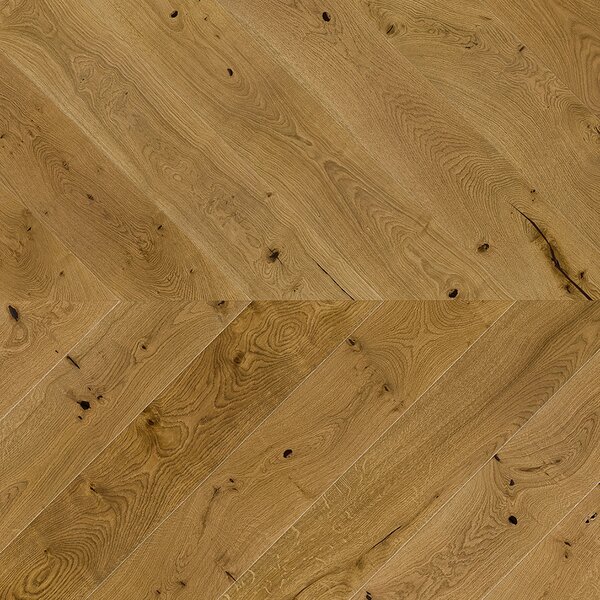 Třívrstvá dřevěná podlaha Barlinek - DUB MAINLAND CHEVRON - 1WV000004