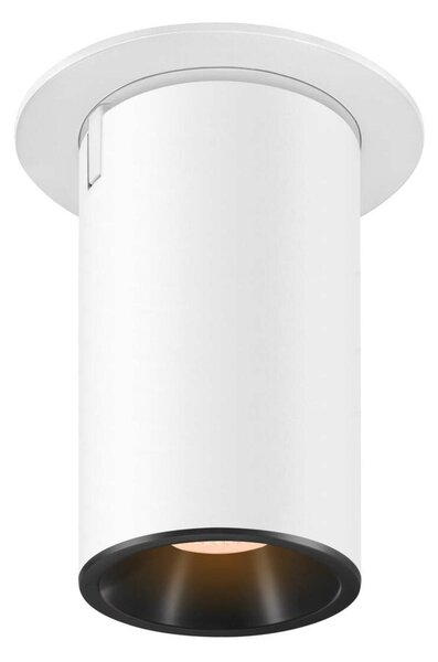 BIG WHITE SLV NUMINOS PROJECTOR M stropní zápustné svítidlo, 2700 K, 20d, válcové, bílé/černé 1006984