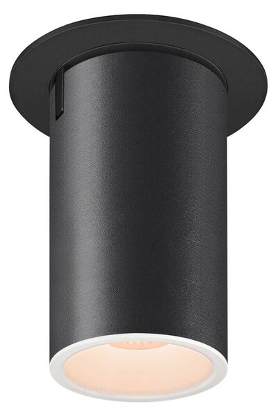 BIG WHITE SLV NUMINOS PROJECTOR M stropní zápustné svítidlo, 2700 K, 20d, válcové, černé/bílé 1006976