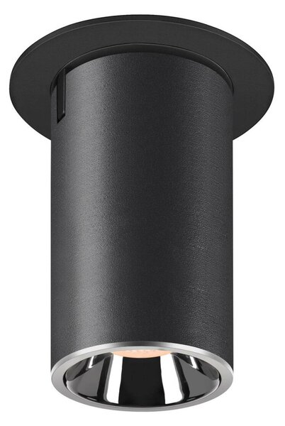 BIG WHITE SLV NUMINOS PROJECTOR M stropní zápustné svítidlo, 2700 K, 40d, válcové, černé/chrom 1006980