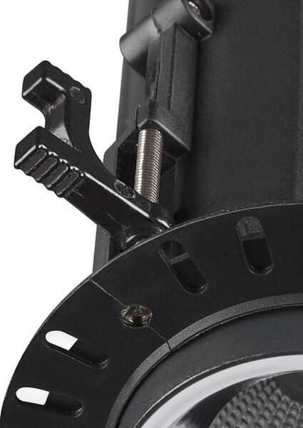 BIG WHITE SLV NUMINOS PROJECTOR S stropní zápustné svítidlo, 3000 K, 55d, válcové, černé/chrom 1006947
