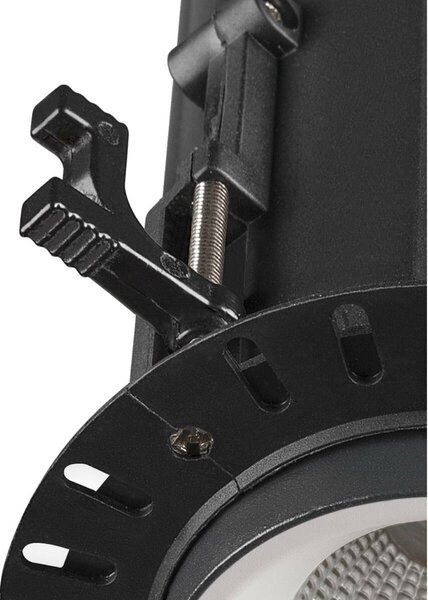 BIG WHITE SLV NUMINOS PROJECTOR S stropní zápustné svítidlo, 2700 K, 20d, válcové, černé/bílé 1006922